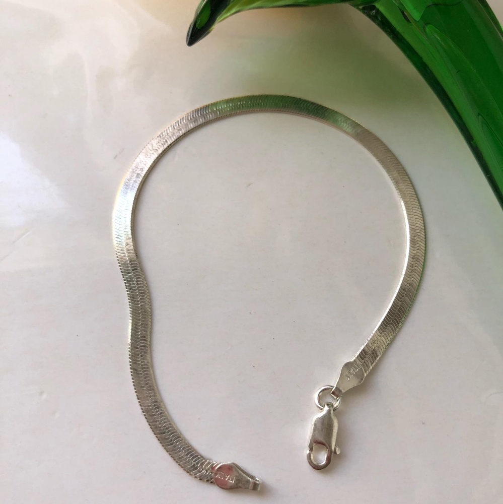 Sterling Silver 925 Snake Chain Bracelet